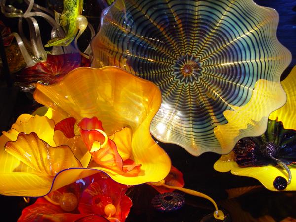 GlassJelly Fish Art